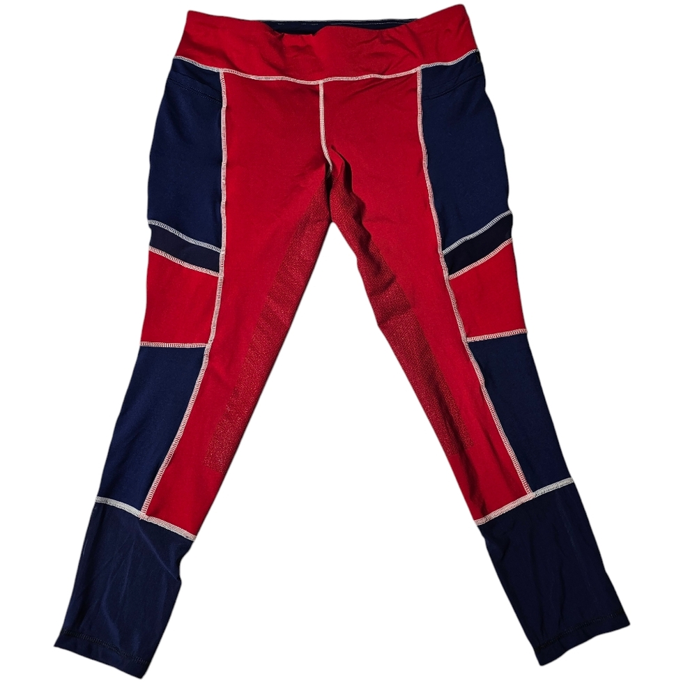 Dover Saddlery Breeches Womens Size XL Pants Red Blue Equestrian Riding Jodhpurs